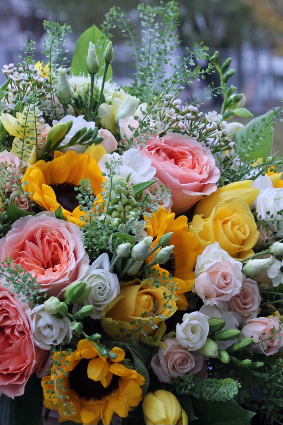 Букет Фейерверк нежности - подарочное оформление