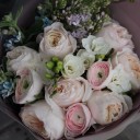 Букет из пионовидных роз Прикосновение нежности - с доставкой по Минску - миниатюра