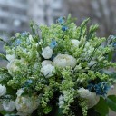 Букет Сиреневое утро - подарочное оформление - миниатюра