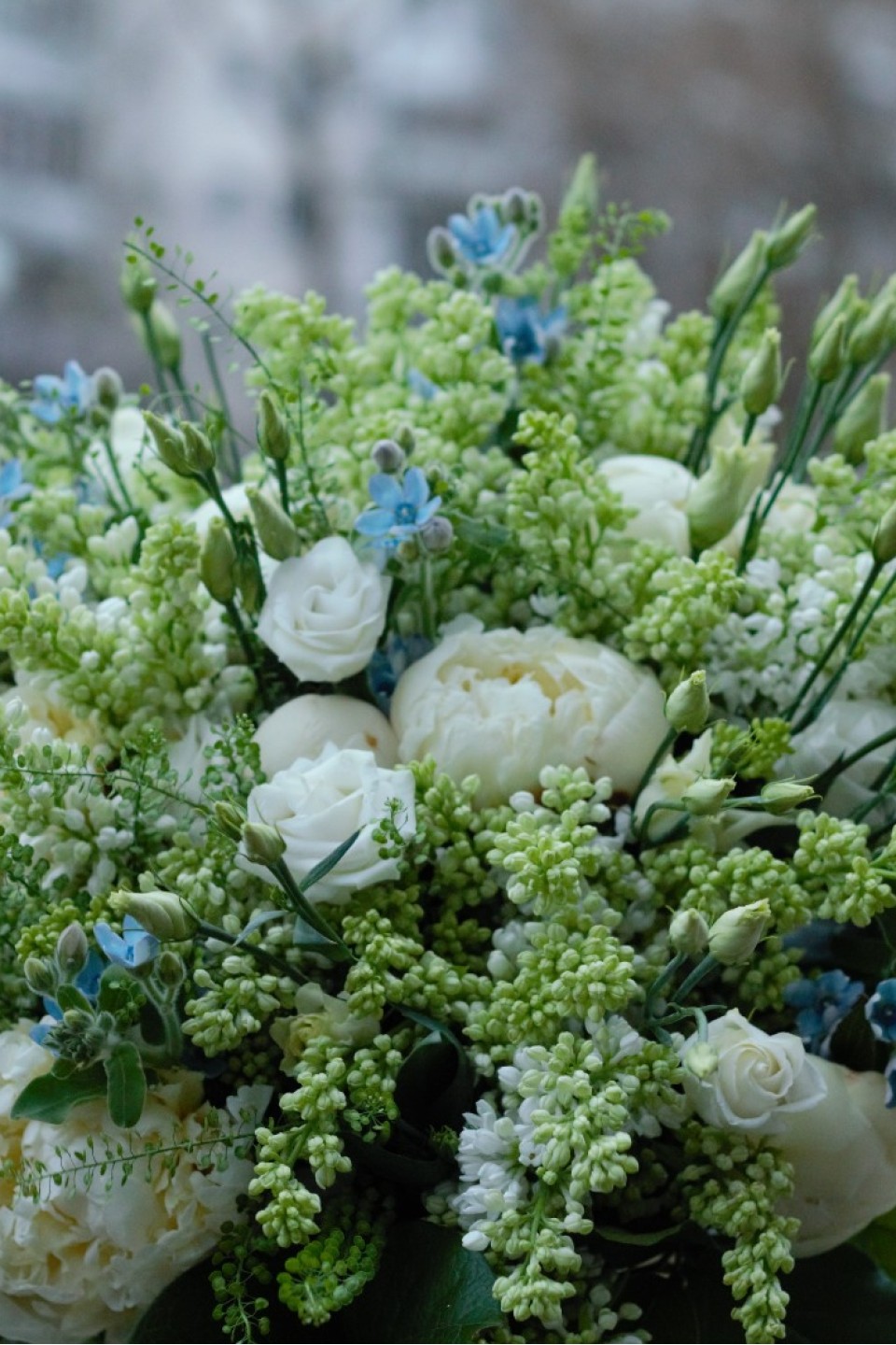 Букет Сиреневое утро - подарочное оформление