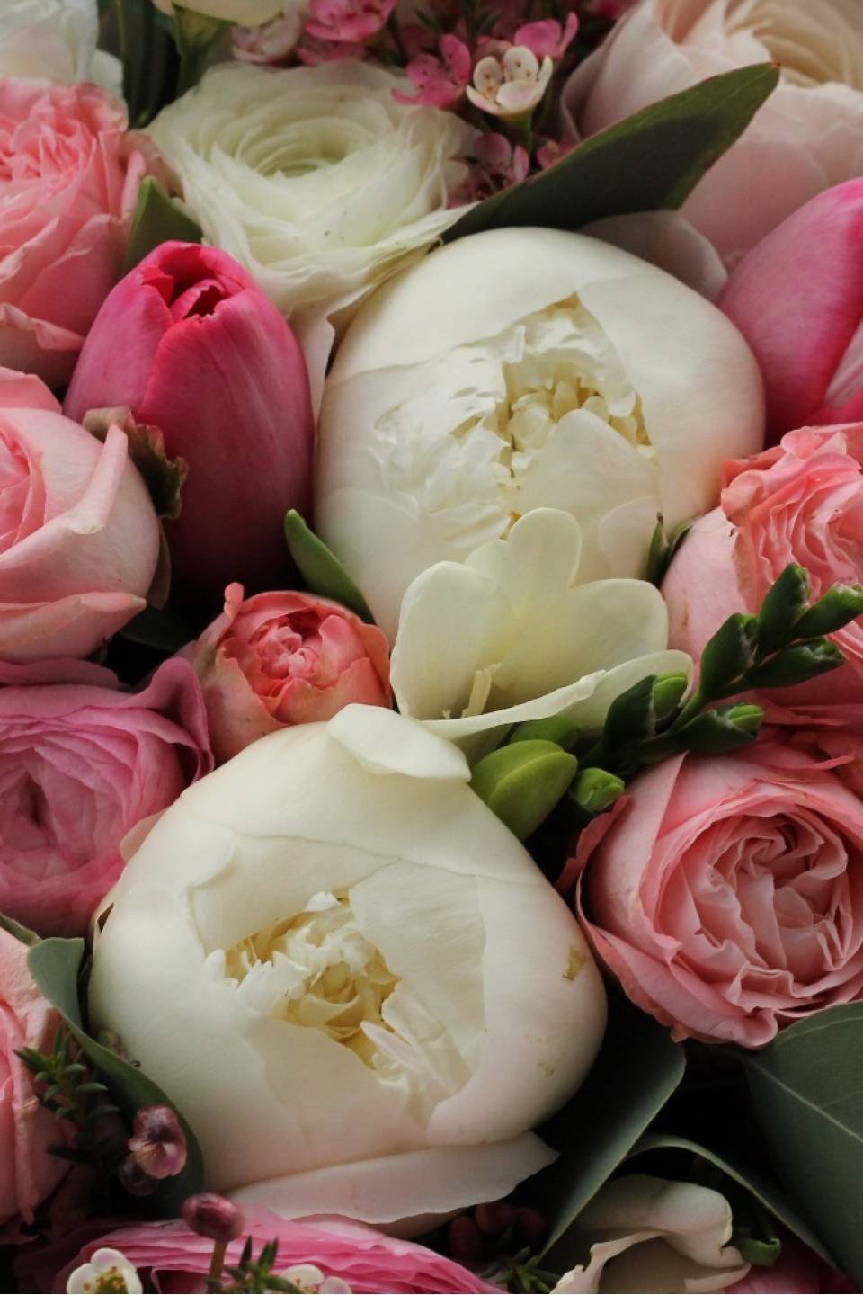 Букет Джулли - с добавлением зелени