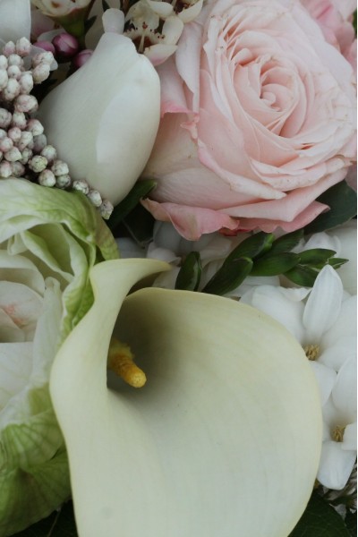 Цветы в коробке "Калла и гиацинт"