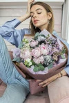Букет "Сиреневая планета"