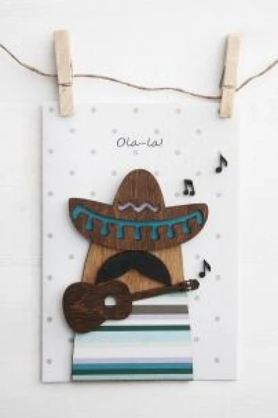 Открытка "Ola la"
