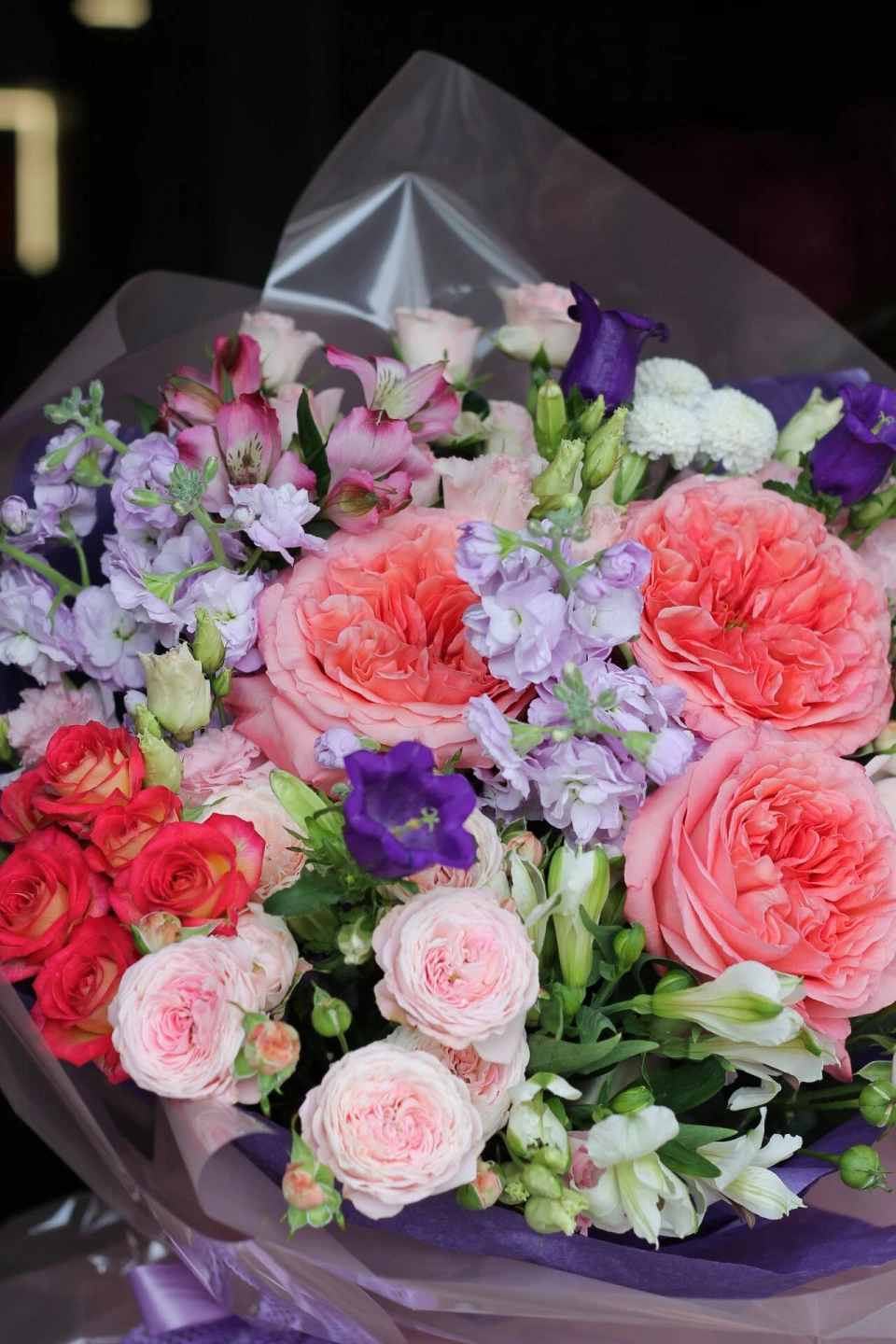 Букет Страстная Леди - подарочное оформление