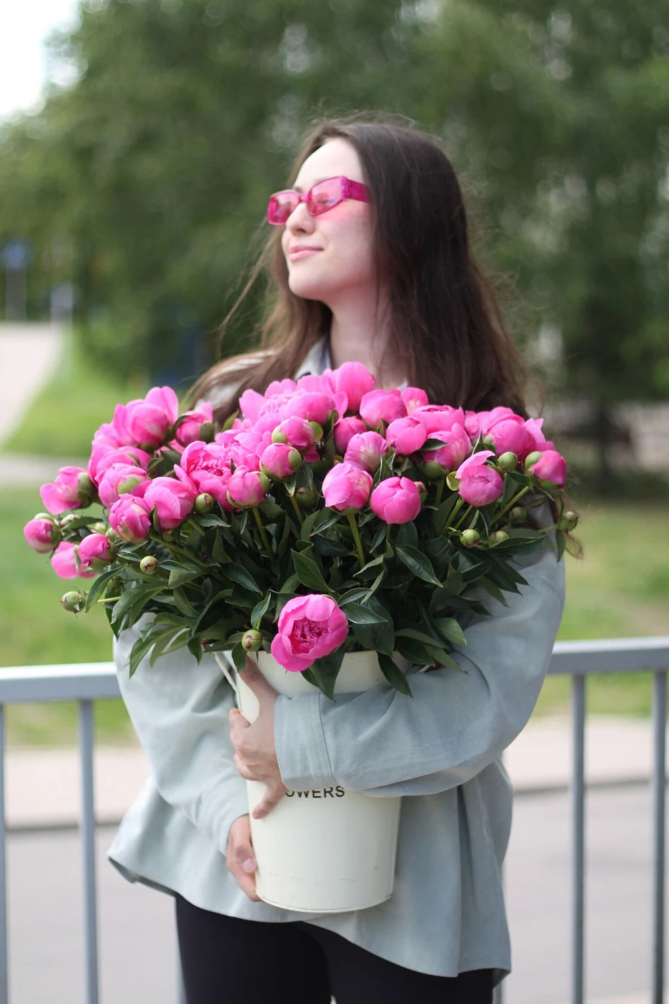 Пион розовый садовый - быстрая доставка в Минске