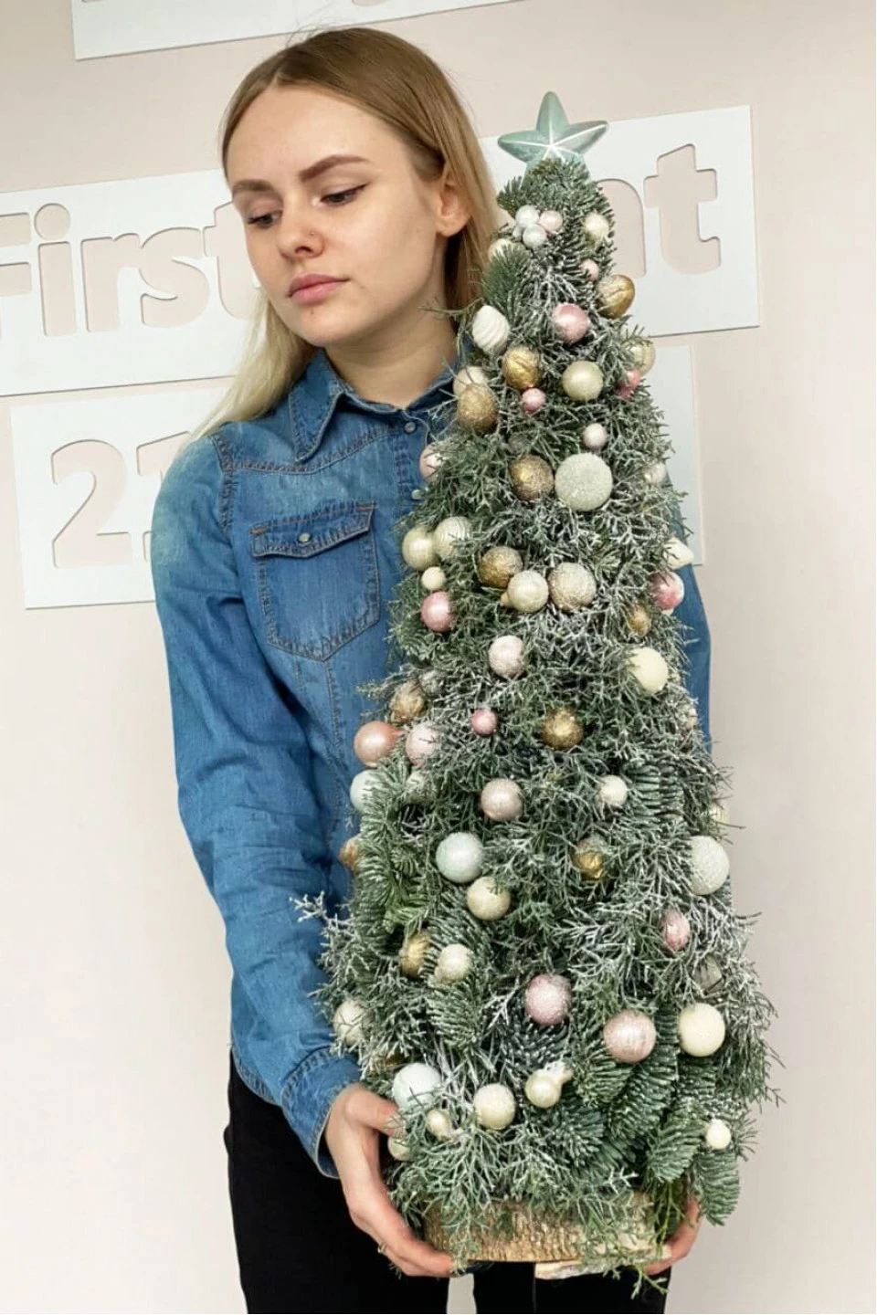 Новогодняя Сказочная Ель - с добавлением зелени